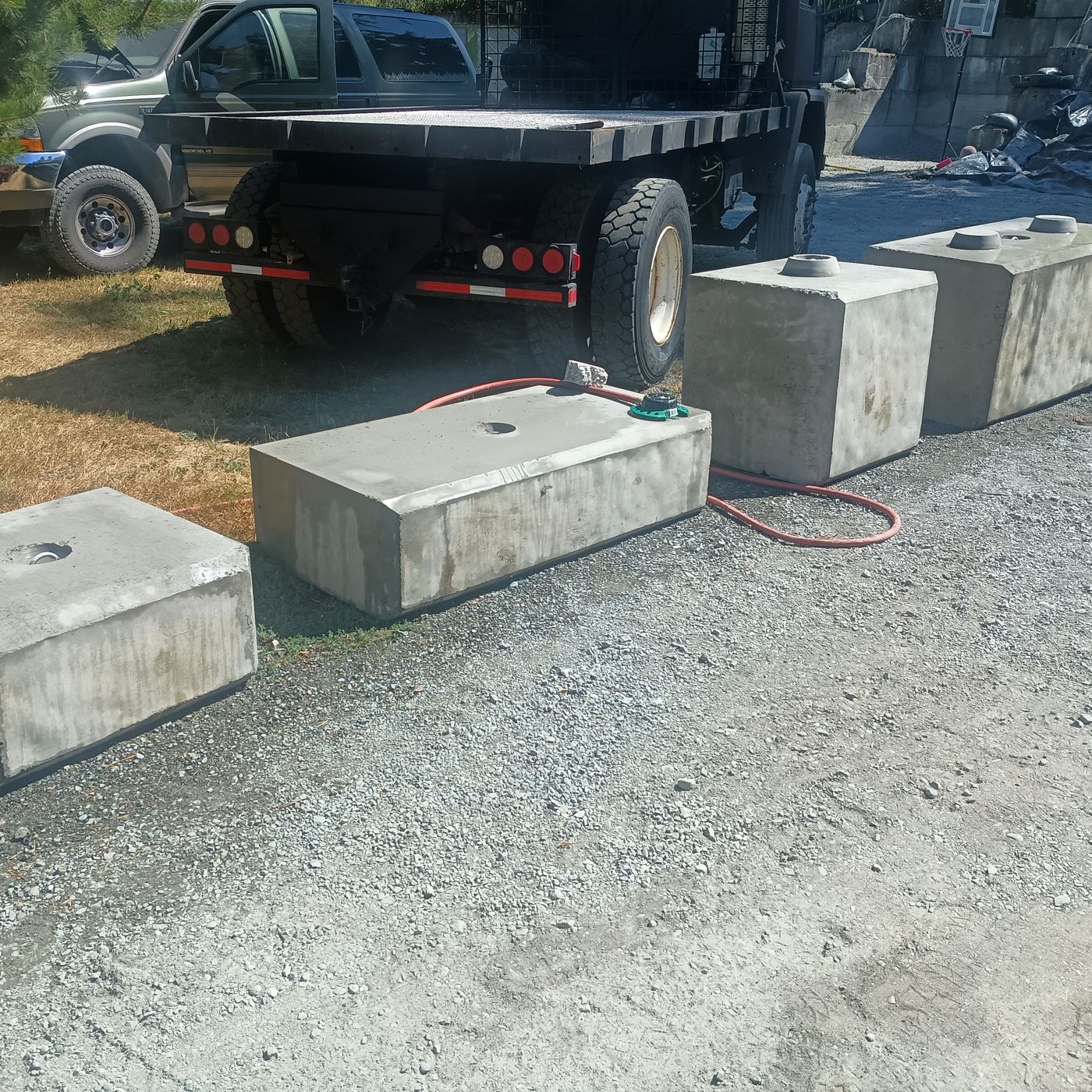 The Pac-Block lineup — full block, half block, and cap blocks